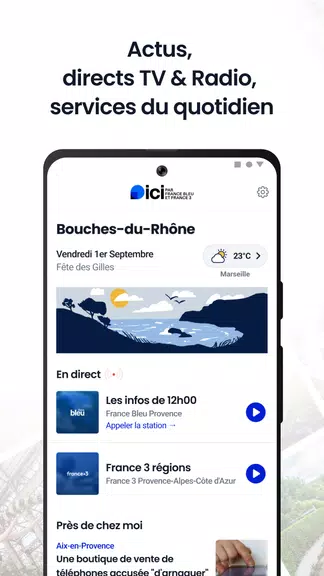 ici par France Bleu & France 3 螢幕截圖 1