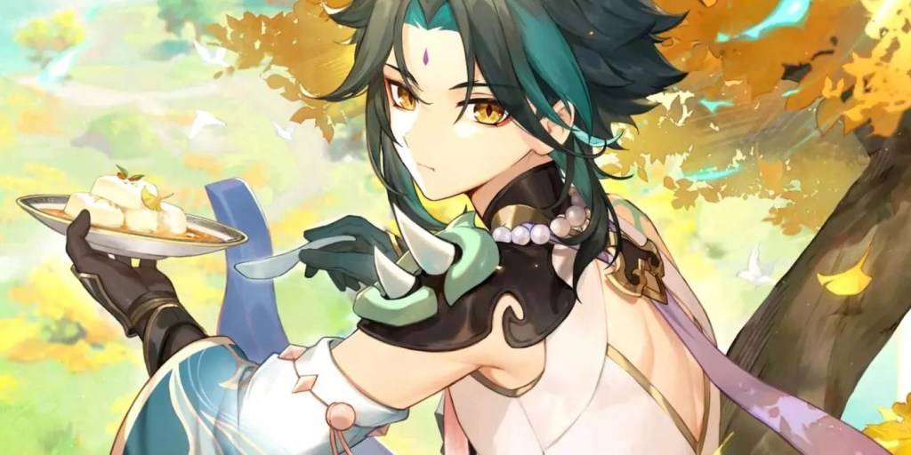 Xiao trong tác động của Genshin. Hình ảnh này là một phần của một bài viết về các đội Xiao tốt nhất trong Genshin Impact.