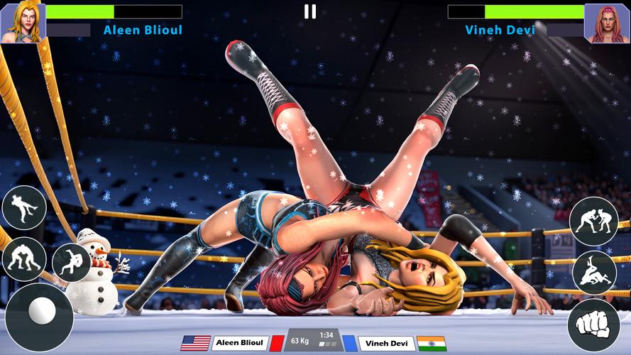 Bad Girls Wrestling Game Captura de tela 0