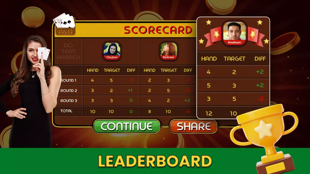Card Game: 235 Do Teen Panch ภาพหน้าจอ 3