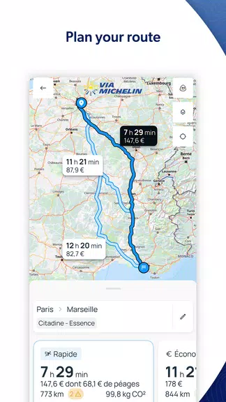 ViaMichelin GPS, Maps, Traffic 스크린샷 1