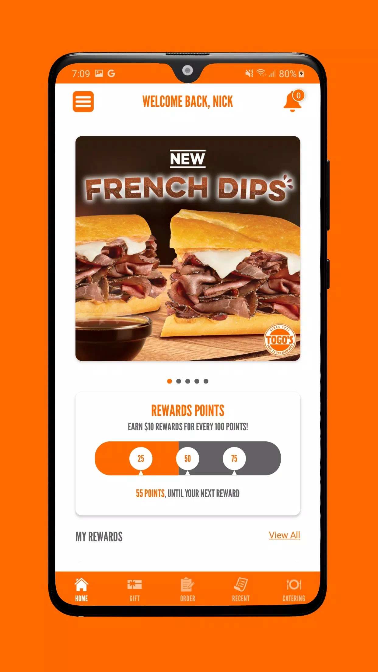 TOGO's Sandwiches 스크린샷 1