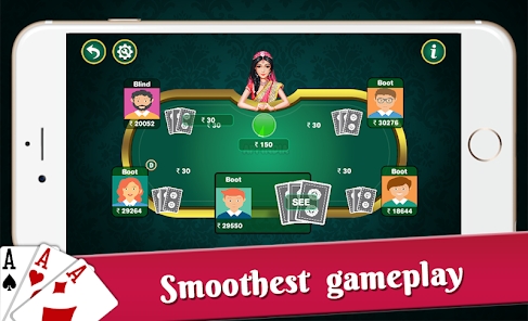 Teen Patti 3 Patti Poker Gam ဖန်သားပြင်ဓာတ်ပုံ 0