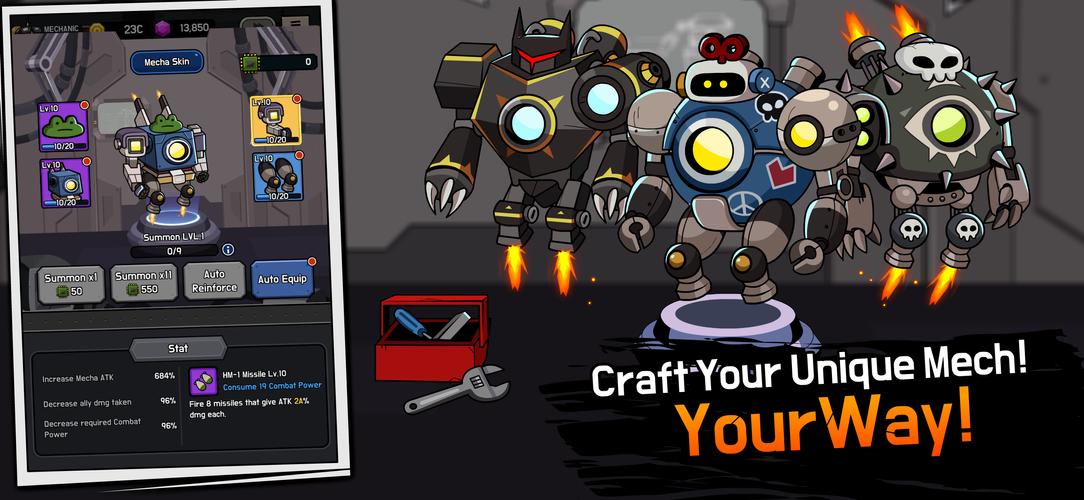 Mechanic Legends : Idle RPG Captura de pantalla 2