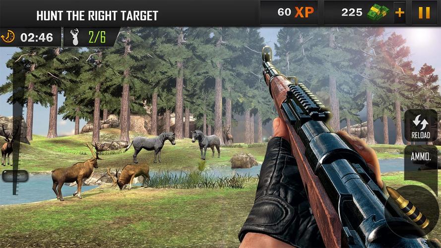 Sniper Shooter Jungle Hunter Captura de tela 0