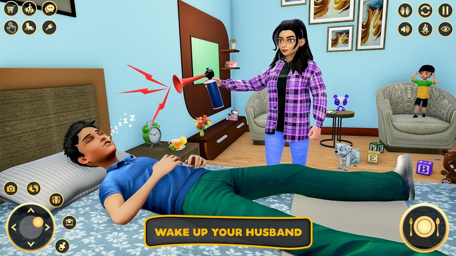 Mom Simulator Family Games 3D 螢幕截圖 0