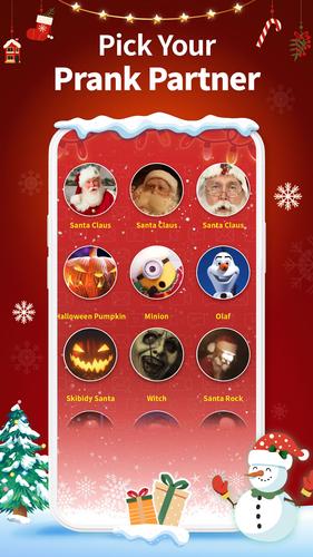Santa Prank Call: Fake video应用截图第1张