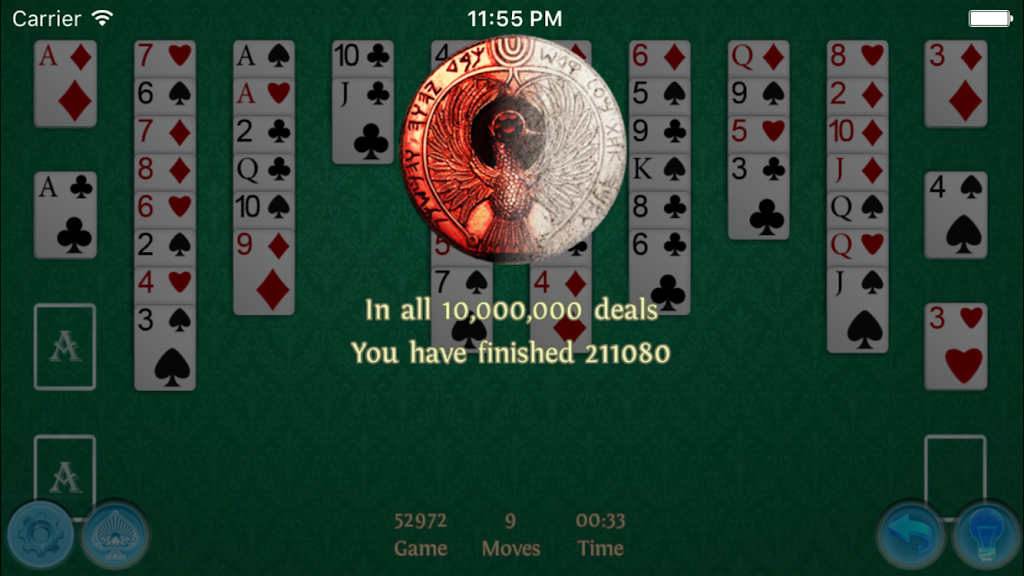 FreeCell Premium ภาพหน้าจอ 2