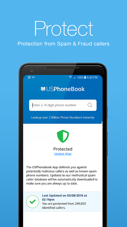 USPhoneBook Schermafbeelding 2