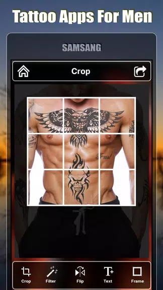 Schermata Tattoo design apps for men 1