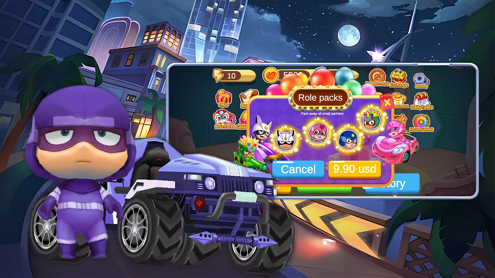 Kart Racing Game 3D Tangkapan skrin 2