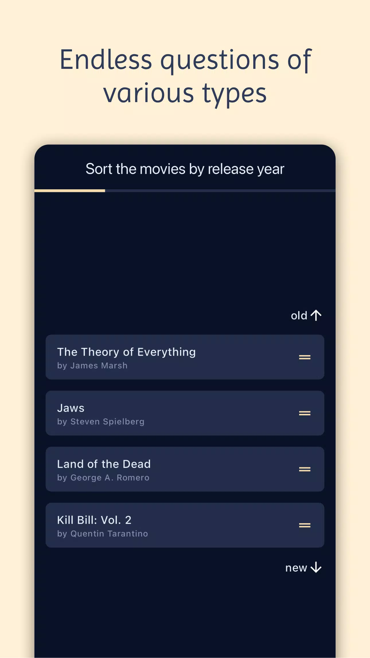 Movie & Actor Quiz Ekran Görüntüsü 1