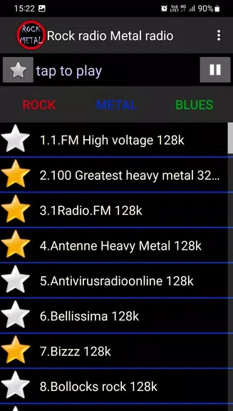 Rock + Metal radio ဖန်သားပြင်ဓာတ်ပုံ 1