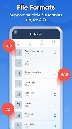 Zip File Reader 7zip Extractor スクリーンショット 2