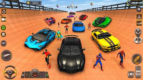 Superhero Car Stunt Game 3D Screenshot 1