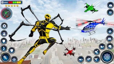 Spider Rope Hero - Crime Game应用截图第1张