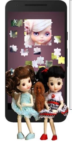 Cute Dolls Jigsaw Slide Puzzle 스크린샷 1