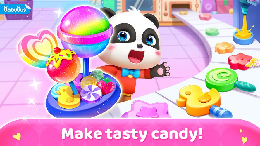 パンダのキャンディーショップ-BabyBus　子ども向け3D スクリーンショット 0