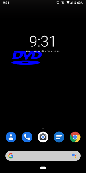 Bouncing DVD Screensaver Live 螢幕截圖 1