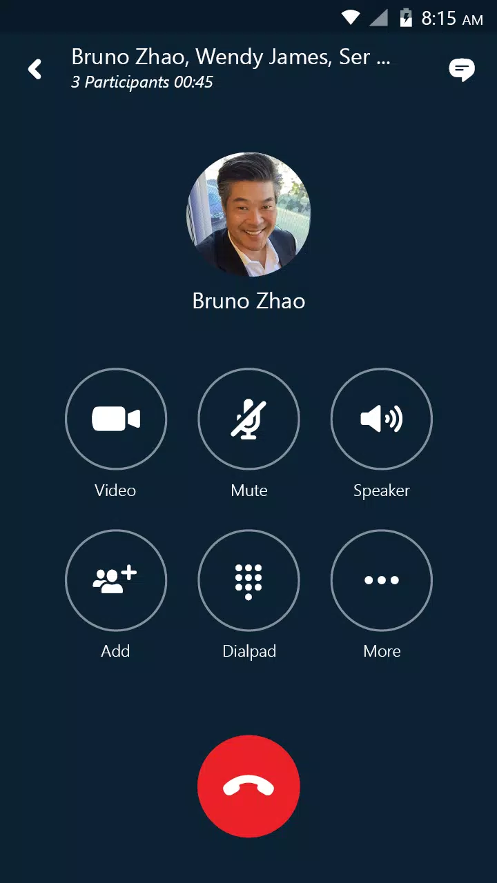 Schermata Skype for Business 0