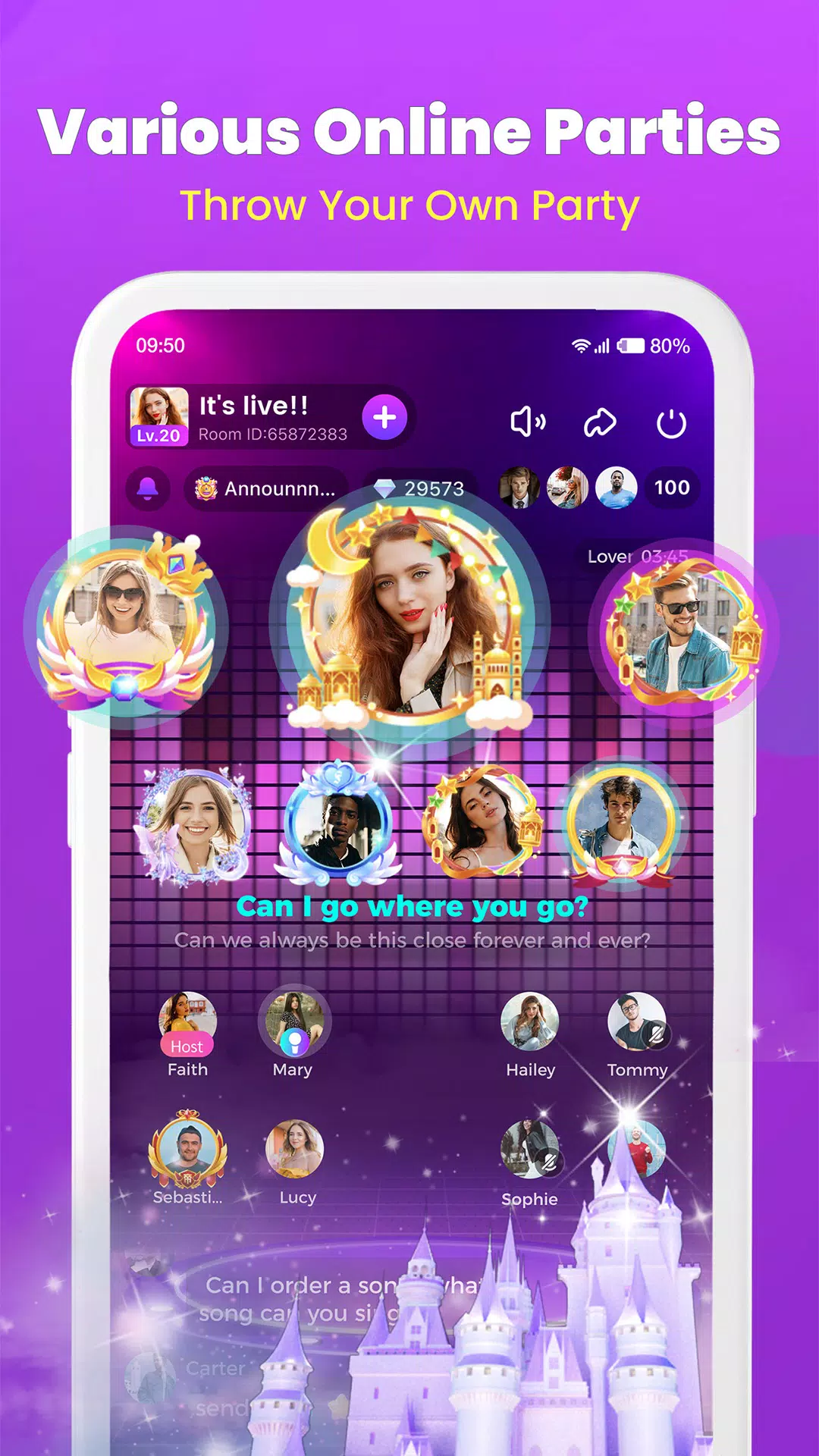 Hiya-Group Voice Chat 螢幕截圖 2
