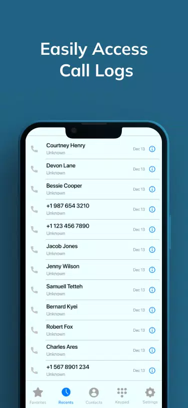 iCall Phone Dialer OS 18 스크린샷 3