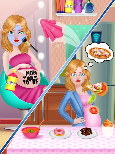 Mom & Newborn Baby Shower Game Captura de tela 0