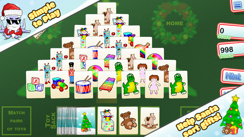 Christmas Tree Solitaire 螢幕截圖 0