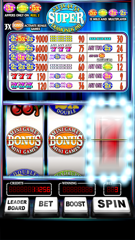 Free Super Diamonds Pay Slots ภาพหน้าจอ 2