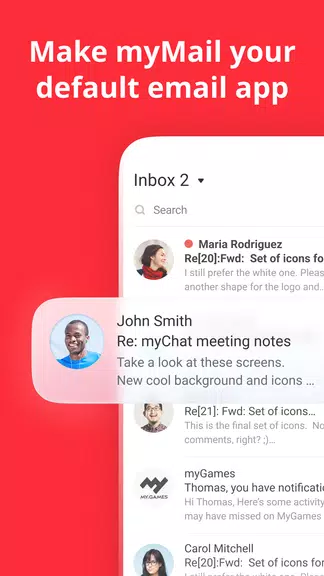 myMail: for Outlook & Yahoo Schermafbeelding 0