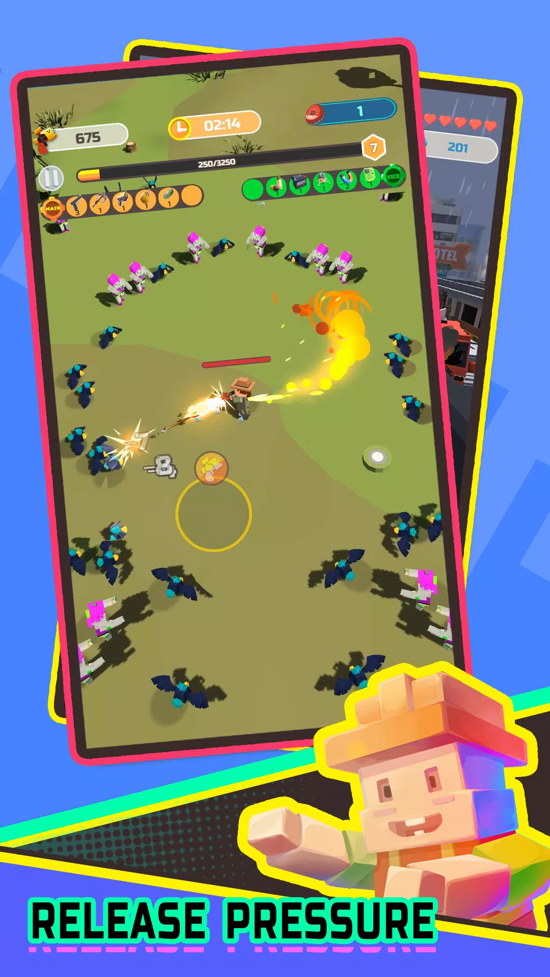 Pixel Zombie Hero 스크린샷 3