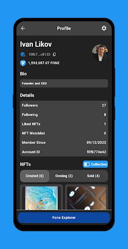 Fone Network AI, Earning, NFTs 螢幕截圖 2