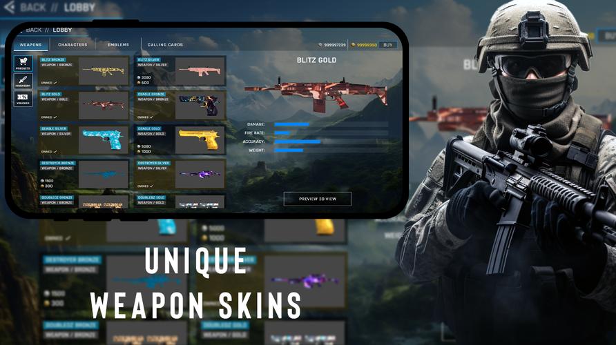 Shadowstrike FPS 螢幕截圖 3
