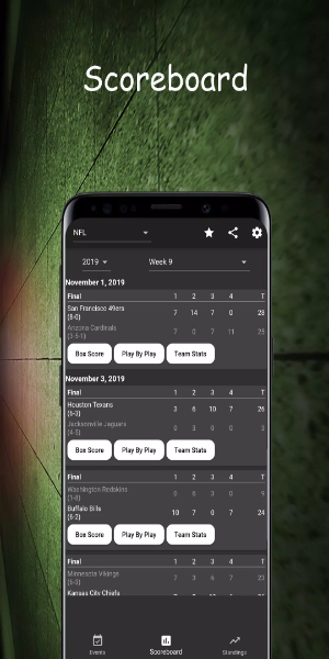 Dofu Live NFL NBA NHL Baseball 螢幕截圖 2