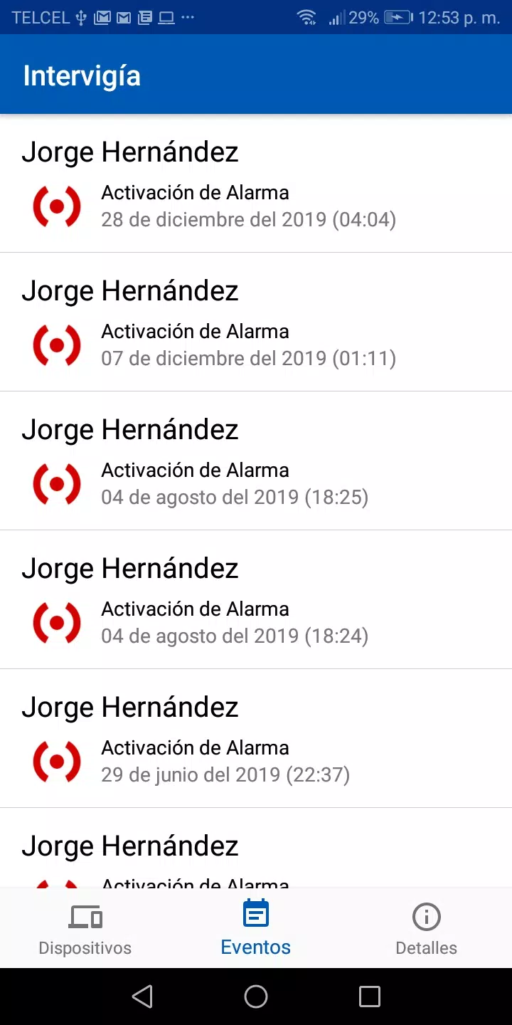 Schermata Intervigia 1