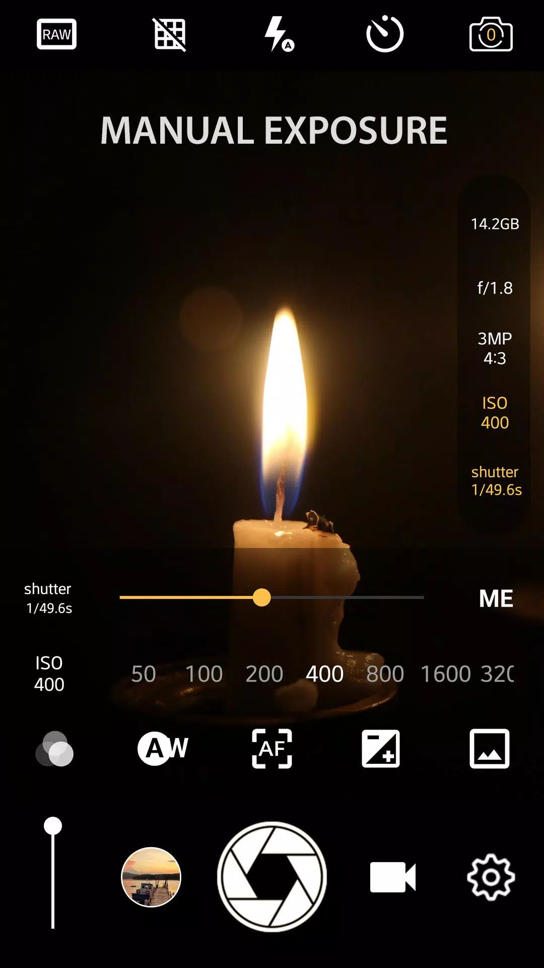 Manuelle Kamera Pro : DSLR Cam Screenshot 0