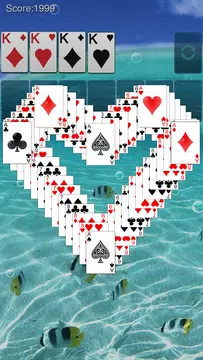 Solitaire: Ocean Blue Screenshot 2