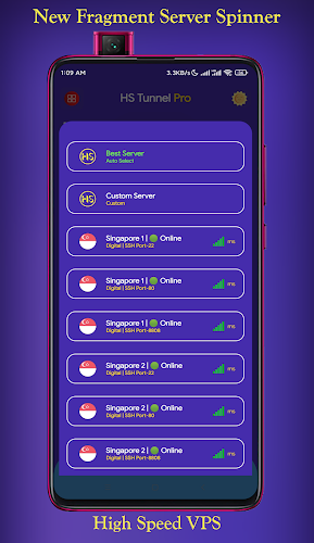 HS Tunnel Pro - Unlimited VPN स्क्रीनशॉट 1