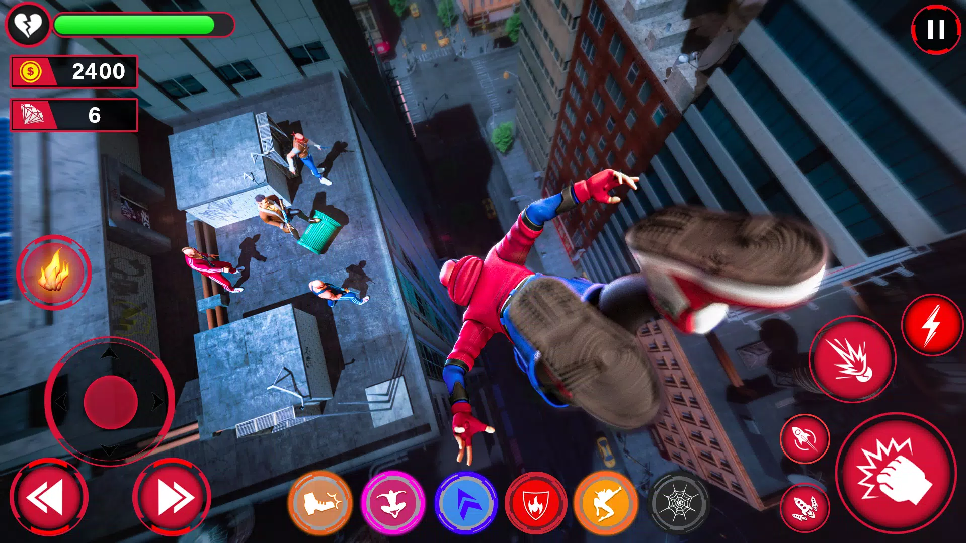 Spider Fighter man hero Скриншот 2