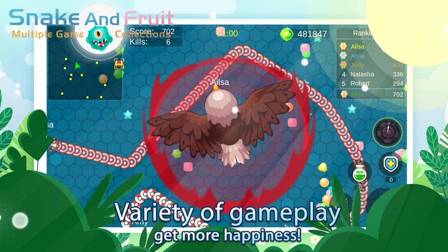 Snake And Fruit 螢幕截圖 2