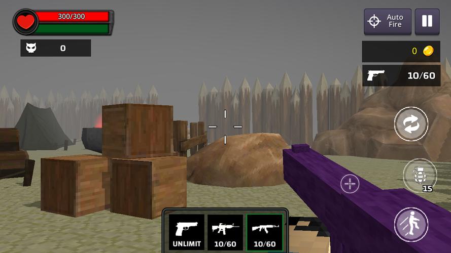 Pixel Gunner स्क्रीनशॉट 1