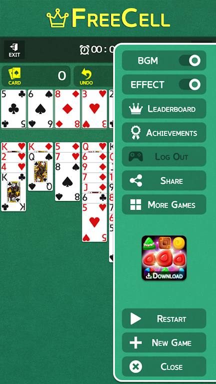FreeCell - Classic Card Game 螢幕截圖 3