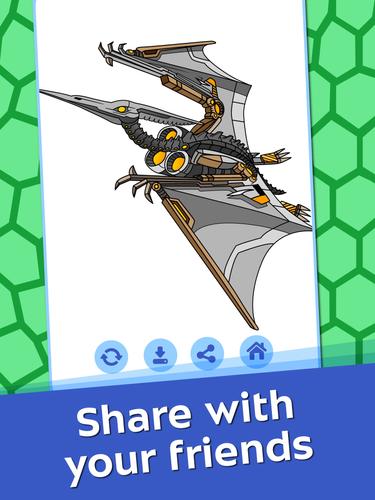 Dino Robots Coloring for Boys ภาพหน้าจอ 3