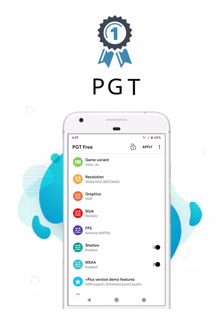 PGT: GFX, Launcher & Optimizer 螢幕截圖 0