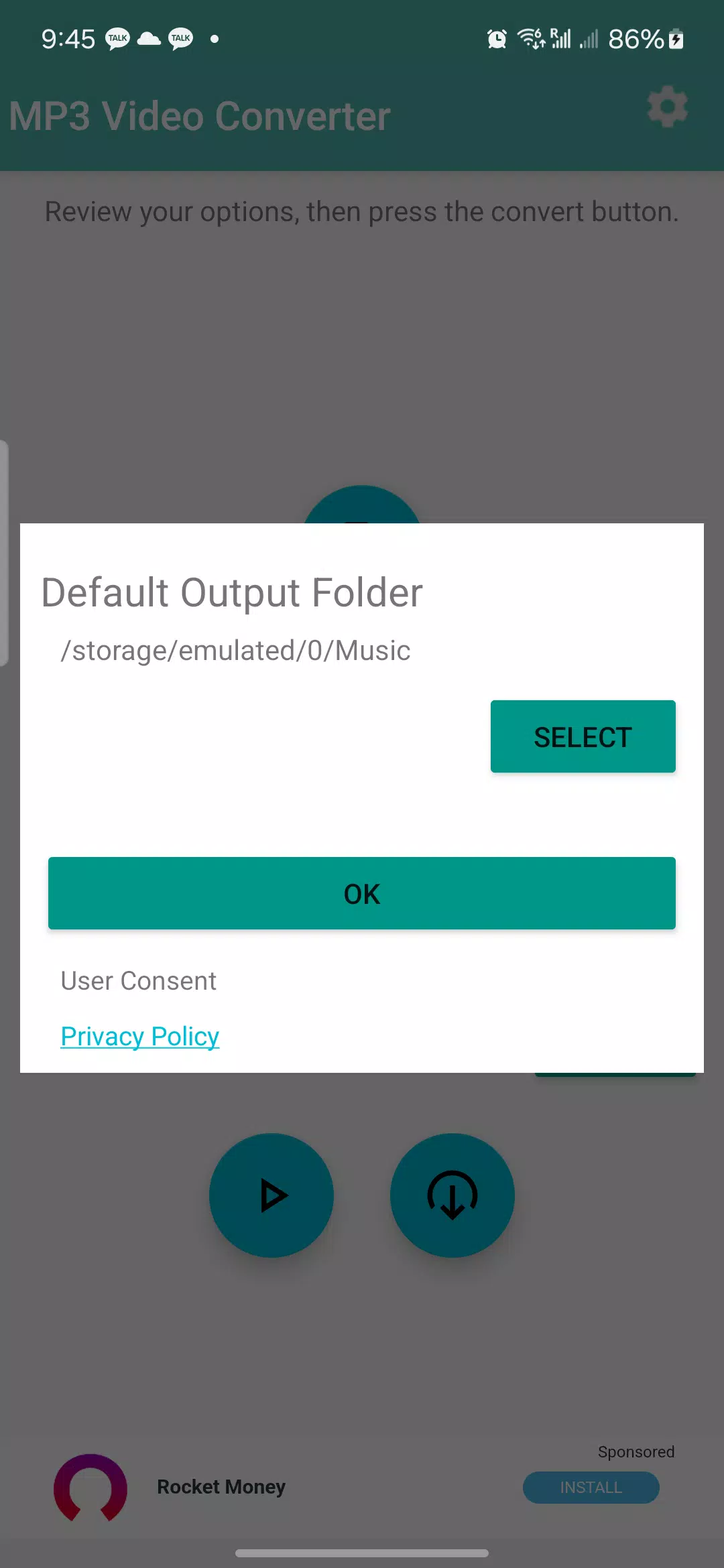 Schermata MP3 Video Converter 3
