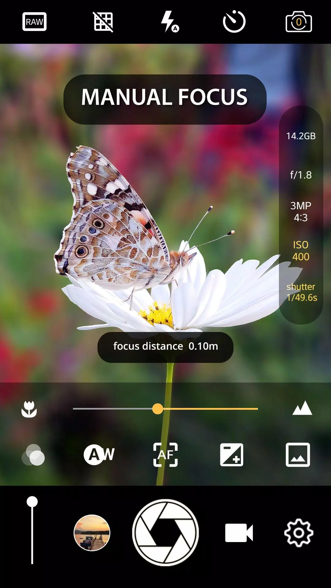 Manuelle Kamera Pro : DSLR Cam Screenshot 1