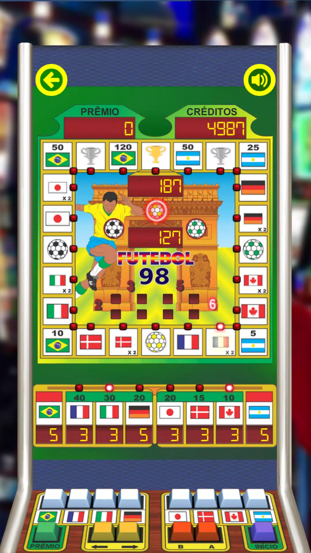 Football 98 Slot Machine Screenshot 0