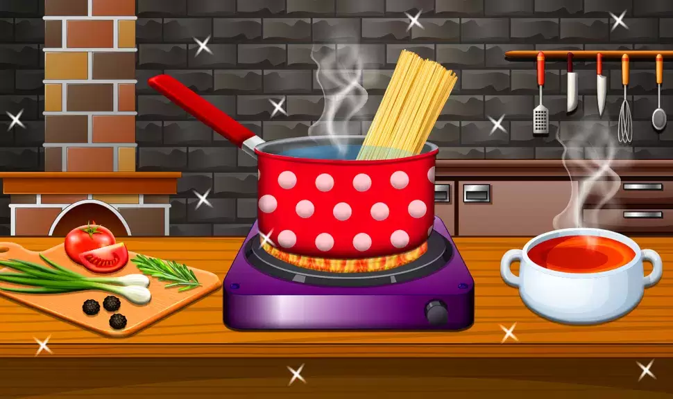 Crispy Noodles Cooking Game 스크린샷 0