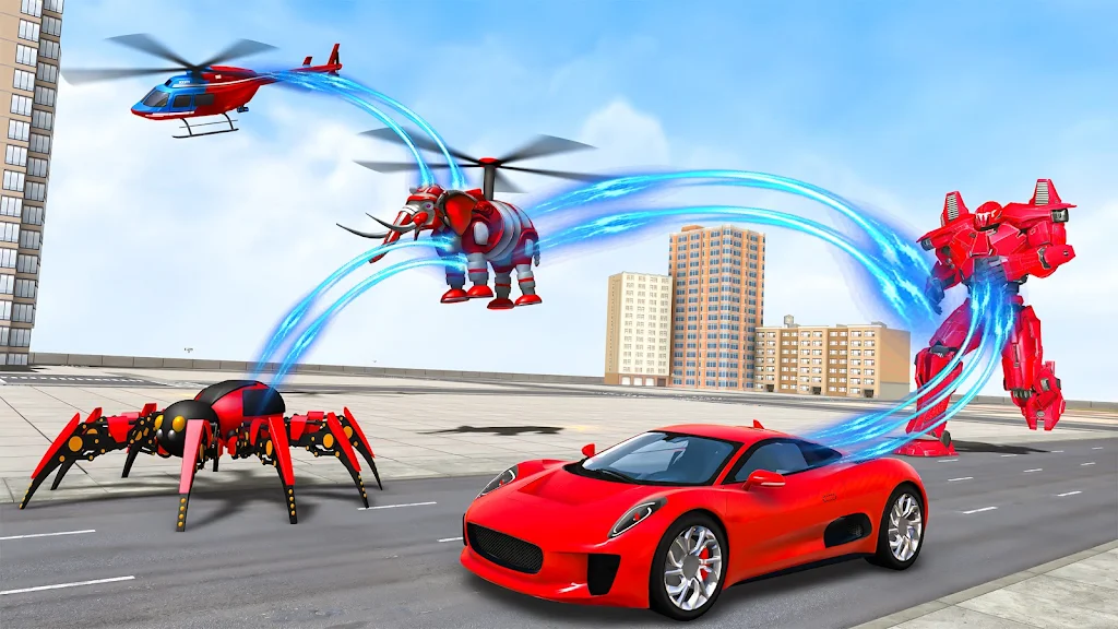 Spider Robot Games: Robot Car Captura de pantalla 2