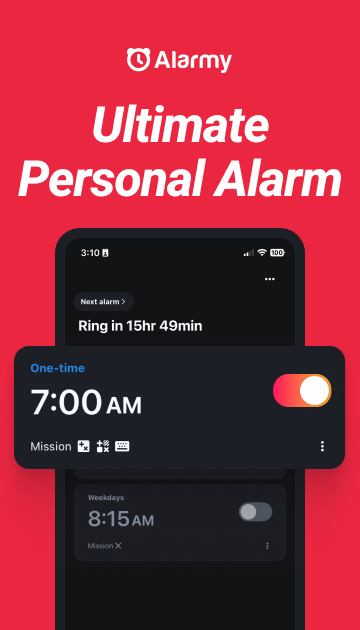 Schermata Alarmy – Alarm Clock & Sleep Mod 0